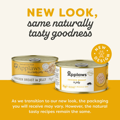 Applaws Cat Tin Chicken Breast in Jelly 24x70g